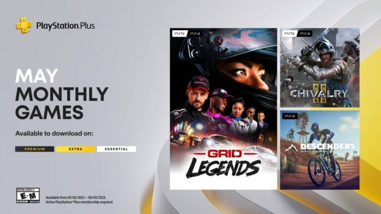 GRID Legends, Descenders, and Chivalry 2 Are PS Plus Essential’s May 2023 Games