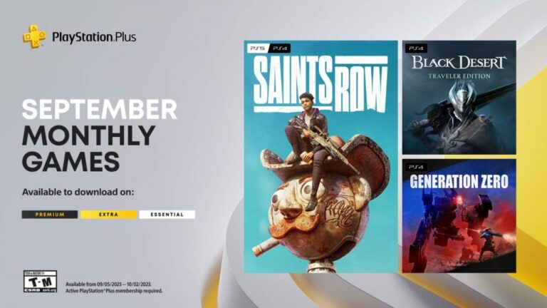 Saints Row, Black Desert, and Generation Zero Are Free with PS Plus in September
