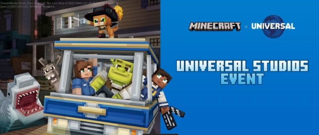MINECRAFT NEXT STOP: THE UNIVERSAL STUDIOS EVENT