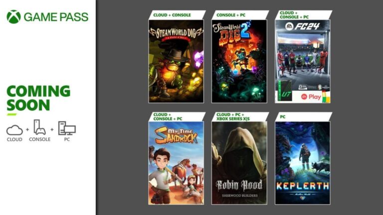 My Time at Sandrock, EA Sports FC 24, and SteamWorld Dig Series Coming to Game Pass in June