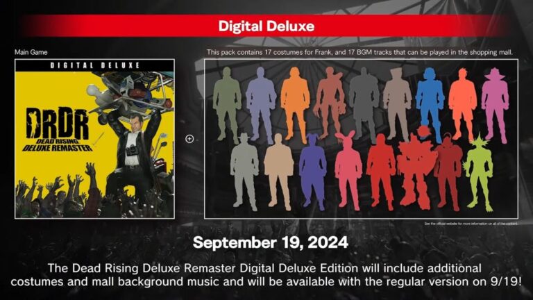 Dead Rising Deluxe Remaster Digital Deluxe Edition Includes Resident Evil and Mega Man Costumes