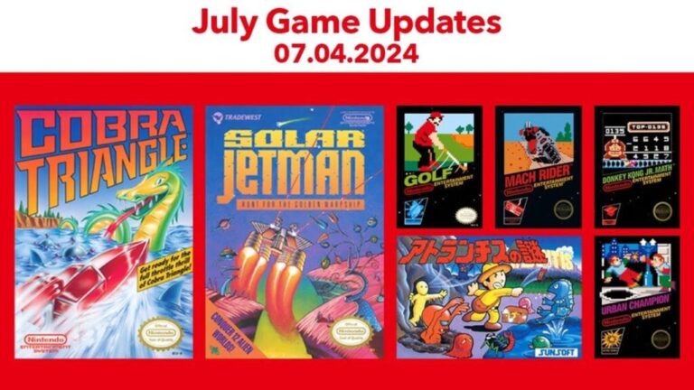 Donkey Kong Jr. Math, SOLAR JETMAN, Golf and More Available for Nintendo Switch Online