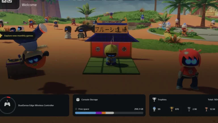 How to Customize the PS5 Welcome Hub to Have Widgets Lined at the Bottom to Let You See Your Wallpaper Better