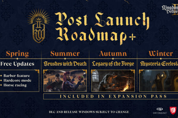 Kingdom Come Deliverance 2 2025 roadmap 1024x576 1 Kingdom Come: Deliverance 2 Post-Launch Roadmap Reveals Hardcore Mode, Horse Racing and DLC