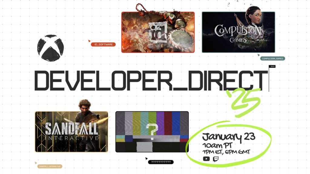 Xbox Developer Direct 2025 1024x576 1 Xbox Developer_Direct Announced for January 23rd