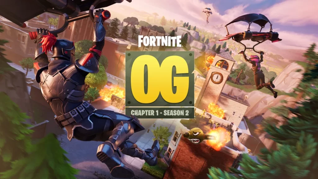 Fortnite OG Chapter 1 Season 2 goes full tilt into the past, live now.