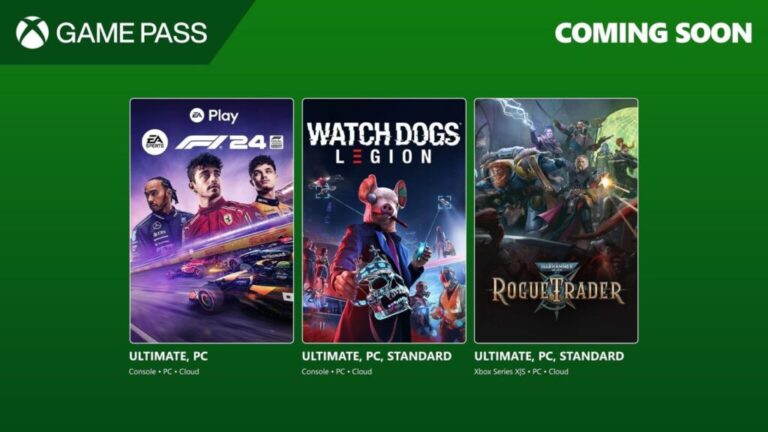 F1 24, Warhammer 40,000: Rogue Trader, and Watch Dogs: Legion Coming to Game Pass