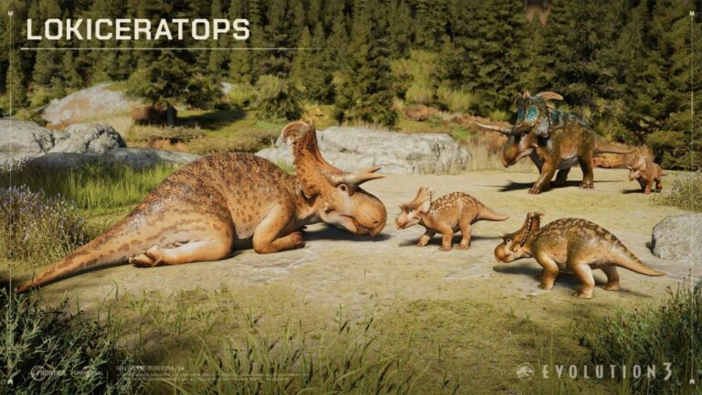 Jurassic World Evolution 3 Trailer Showcases the Lokiceratops
