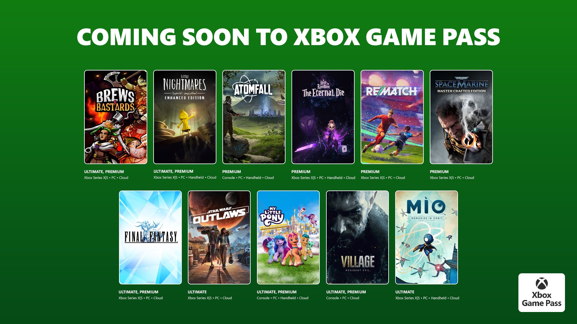 Star Wars Outlaws, Resident Evil Village, and More Coming to Xbox Game Pass