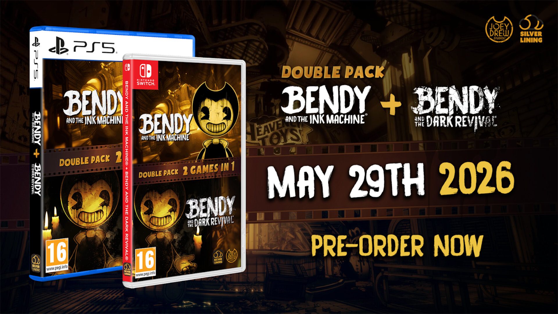 Bendy Double Pack Is Coming May 29th